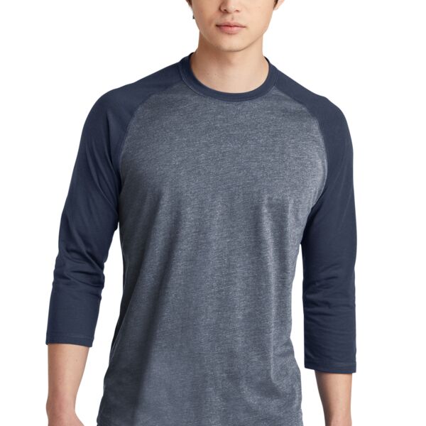 Heritage Blend 3/4 Sleeve Baseball Raglan Tee - New Era Thumbnail