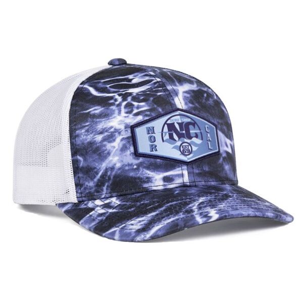 Elements Aqua Camo Trucker Snapback Cap Thumbnail