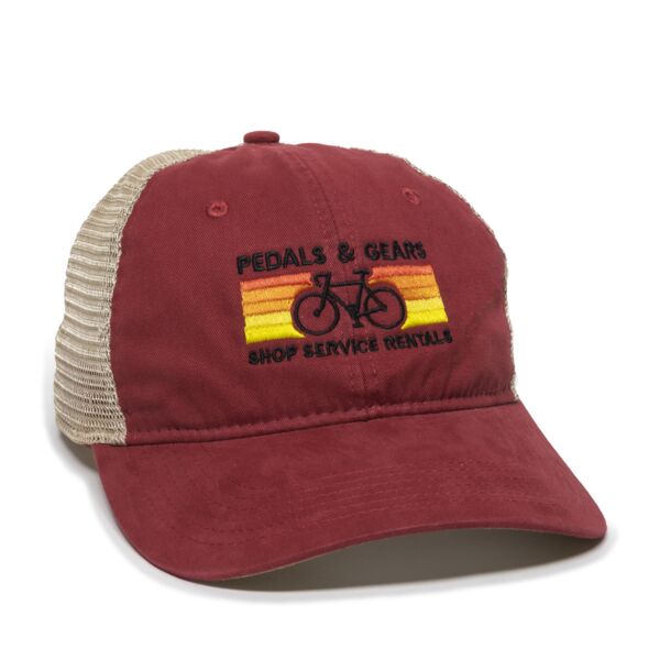 Premium Washed Twill W/Tea-Stained Mesh Back Thumbnail