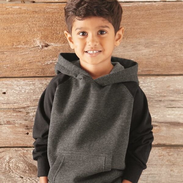Toddler Special Blend Raglan Hooded Pullover Sweatshirt Thumbnail