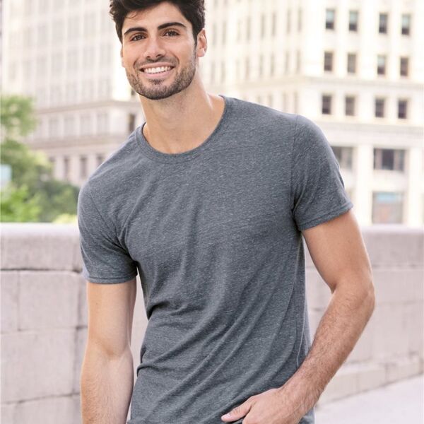 Snow Heather Jersey Crew T-Shirt - Jerzees Thumbnail