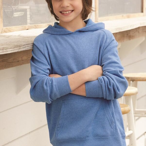 Youth Special Blend Raglan Hooded Pullover - Independent Trading Thumbnail