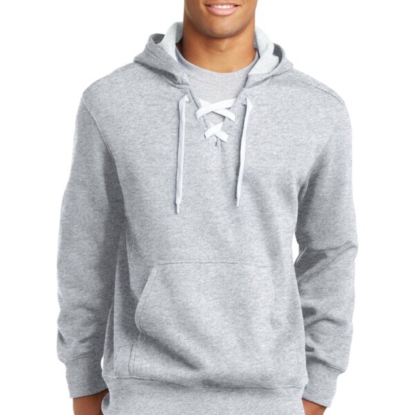 Lace Up Pullover Hooded Sweatshirt - Sport Tek Thumbnail