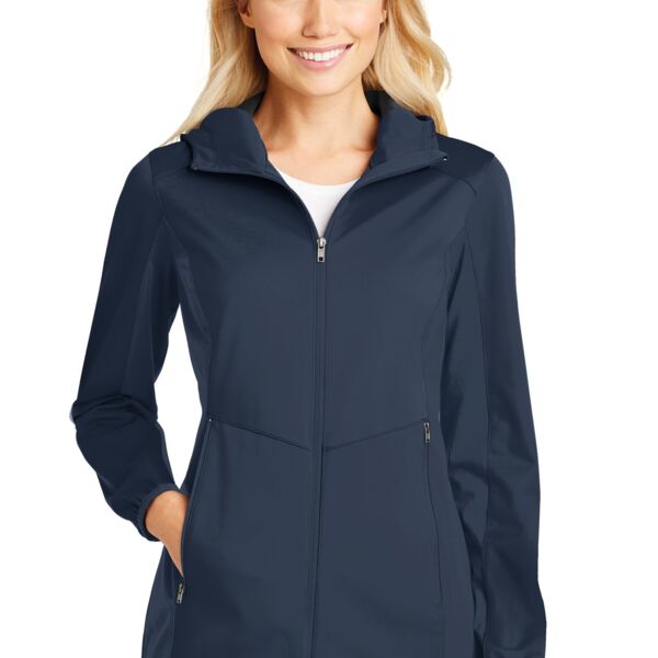 Ladies Active Hooded Soft Shell Jacket - Port Authority Thumbnail