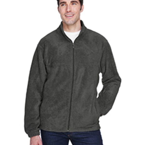 Men's 8 oz. Full-Zip Fleece - Harriton Thumbnail