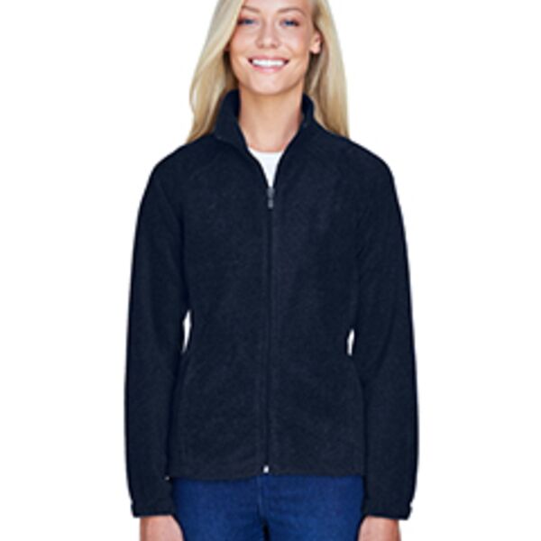 Ladies' 8 oz. Full-Zip Fleece - Harriton Thumbnail