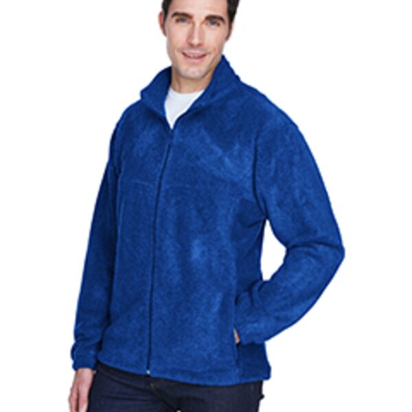 Men's Tall 8 oz. Full-Zip Fleece - Harriton Thumbnail