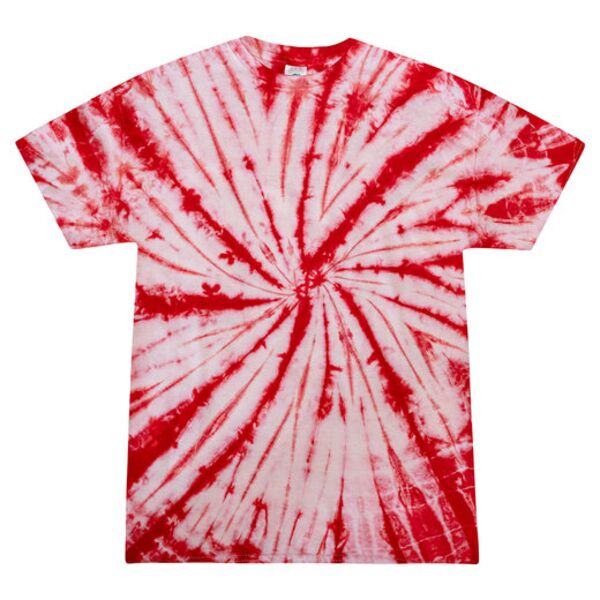 Adult 5.4 oz., 100% Cotton Tie-Dyed T-Shirt - Tie-Dye Thumbnail