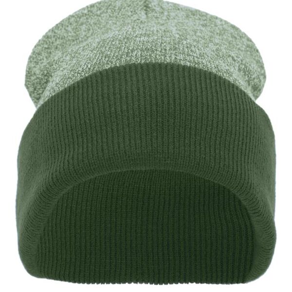 Heather Two-Tone Cuff Beanie Thumbnail