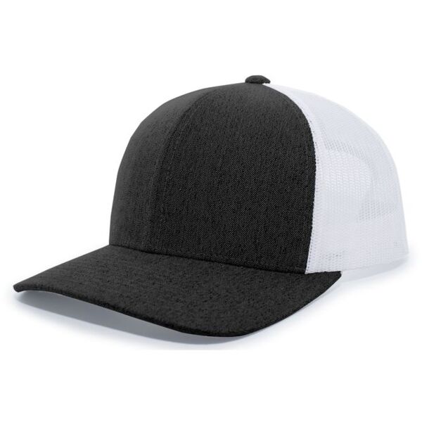 Heather Trucker Snapback Cap - Pacific Thumbnail
