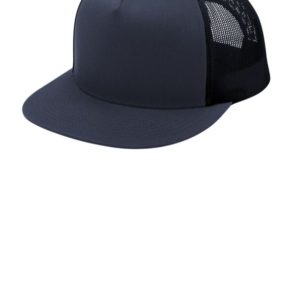 ® Yupoong ® 5 Panel Classic Trucker Mesh Back Cap - Sport Tek Thumbnail